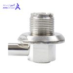 کانکتور رایت انگل PL258) UHF) مادگی به سرکابلی Right Angle) RG58)