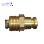 کوپلینگ رابط شلنگ سوپاپ دار بخاری ژاپنی به گاز شهر برنجی