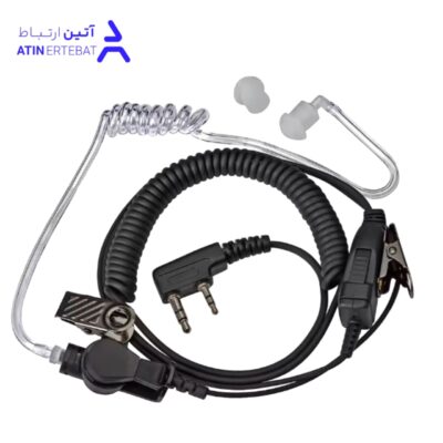 هندزفری بادیگاردی سیم فنری دو فیش ساده