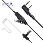 هندزفری بادیگاردی سیم فنری دو فیش ساده - Image 4