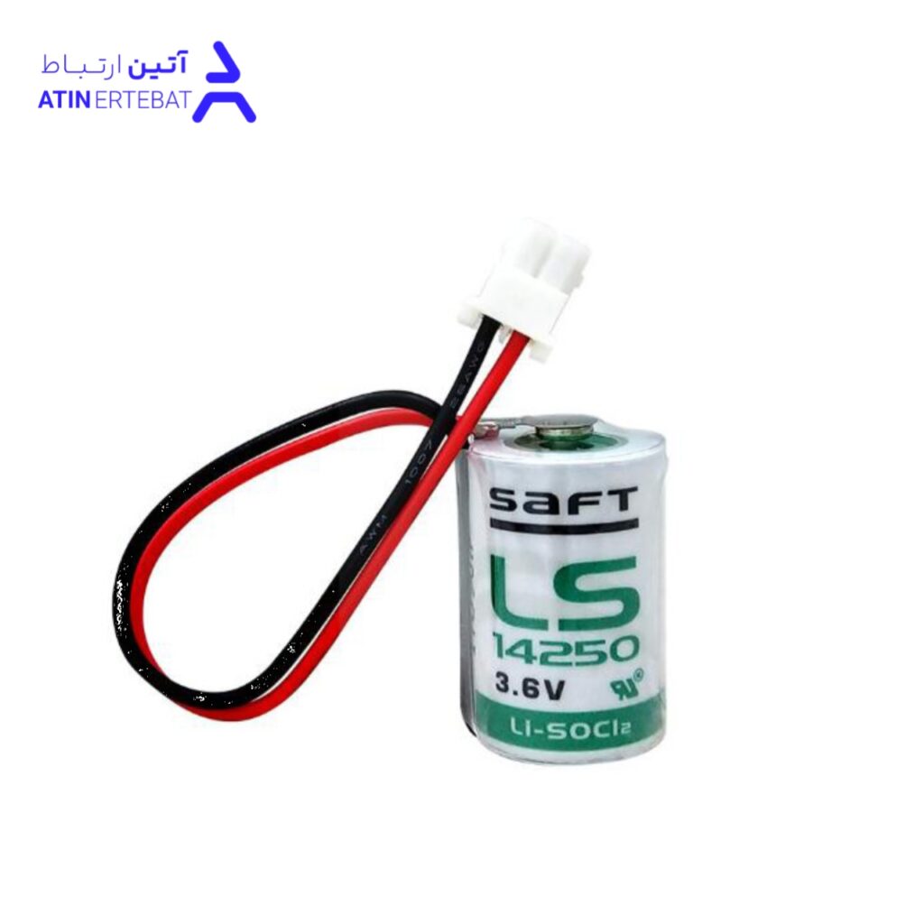 باتری بکاپ سافت LS-14250 ظرفیت 1200 میلی آمپر 3.6 ولت همراه با سیم و سوکت